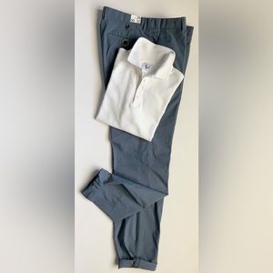 HILTL Prevail Men’s Lightweight Cotton Blend Pants Blue ~New~